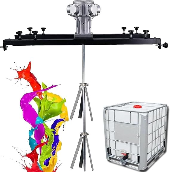 IBC Air Agitators,IBC Tote Mixer Agitator,Folding Propeller,Electric Tank Mixer Machine,for Ink Dissolver Agitator,Large5cylinders