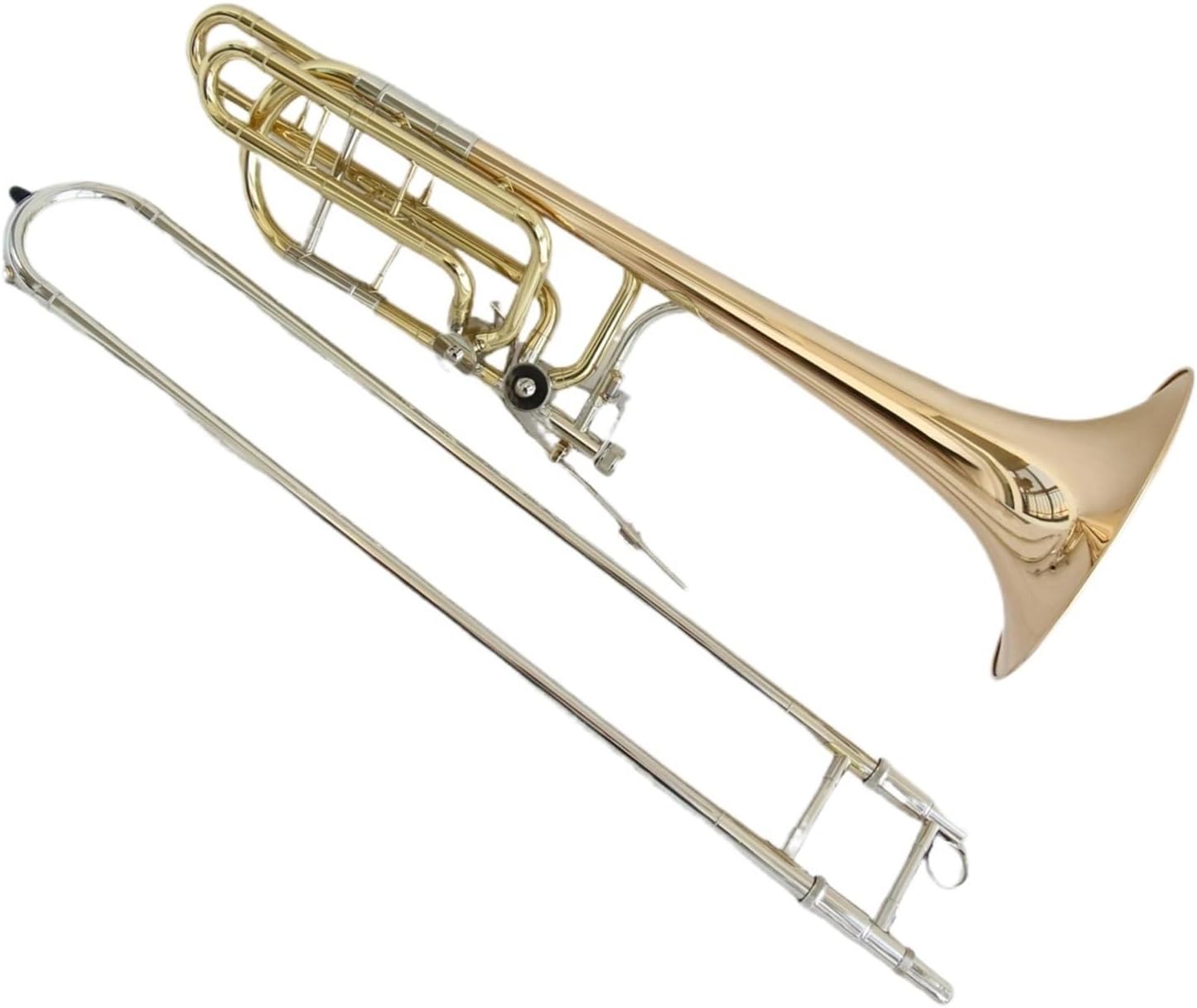 Trombone Instruments Luxury Trombone Musical Instrument Bb/F/G/D Gold Copper Speaker Bust Trombone