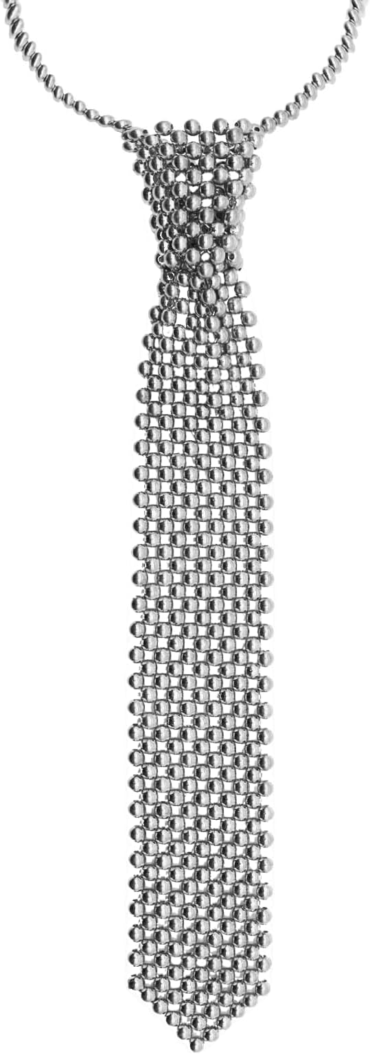 LJBFNN Pearls Neck Tie, Artificial Pearl Womens Ties Handmade Weaving Necklace Beaded Necktie for Women Uniform Shirt