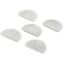 ELECOM Replacement Softening Filters (5-Pack) for Silent Aqua Cordless Automatic Pet Water Fountain, Compatible with PET-WD03WH