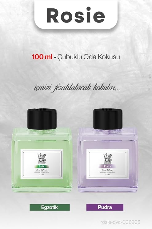 Egzotik ve Pudra ROSIE Çubuklu Oda Kokusu 100 ml