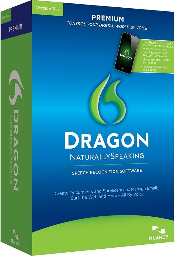 Dragon NaturallySpeaking Premium 11 [Old Version]