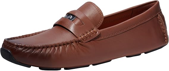 COACH C Coin Leather Drivers Dull 8D M
