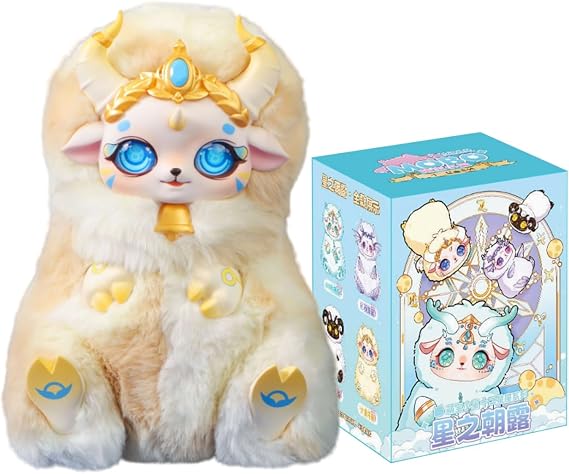 CALEMBOU Plush Blind Box, 8.6 Inches Cute Mobostar Dew of the Stars Series Soft Stuffed Mystery Box Doll, Collectable Kawaii Plushies Toys for Birthday Gifts