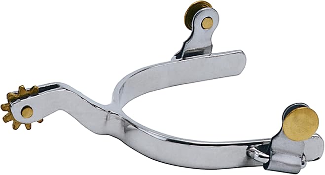 Weaver Leather Men's Roping Spur with Plain Band, 1.75