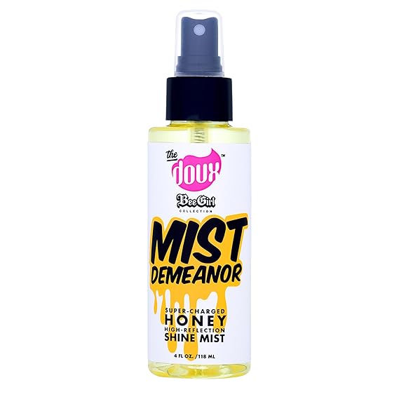 The Doux MIST DEMEANOR Honey Shine Mist, Thermal Heat Protectant, 4 oz