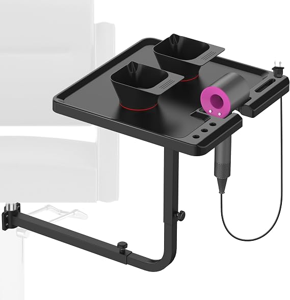 TASALON Adjustable 360 Rotating Salon Tool Tray