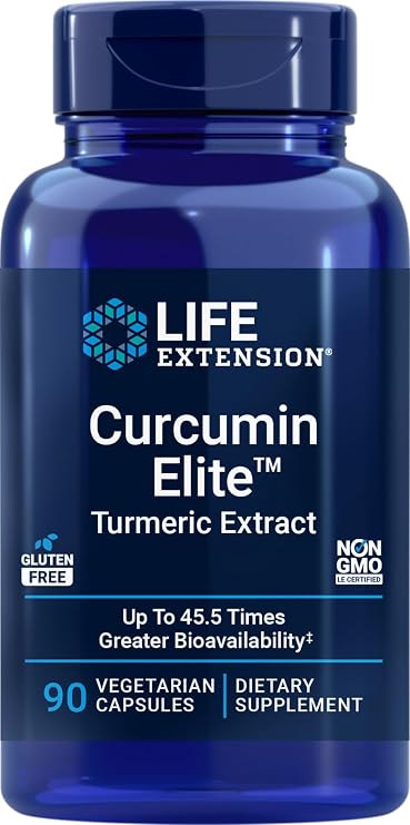 Life Extension Curcumin Elite Turmeric Extract, 90 Veg Capsules