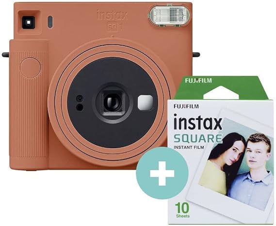 Fujifilm Instax Square SQ 1 Set Terracotta Orange Instant Camera