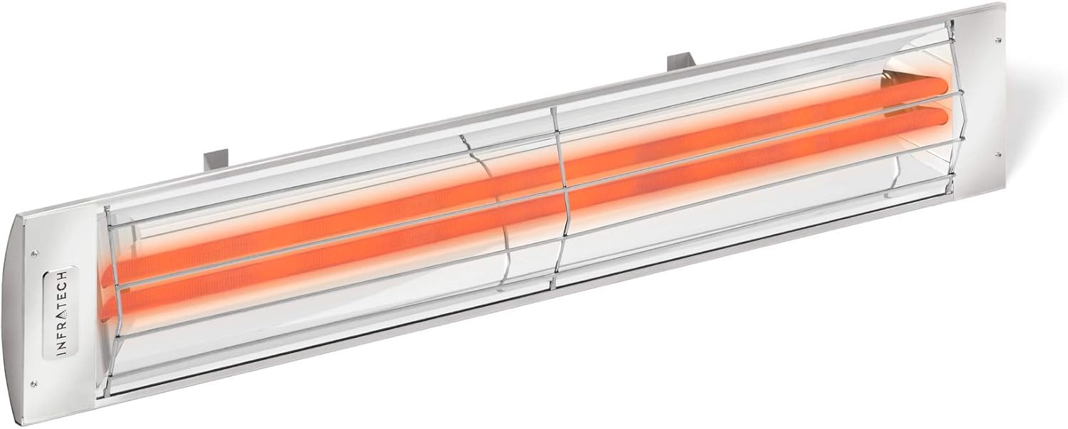Infratech CD-3024 SS Stainless Steel 33” Dual Element Fixture 3000 Watt, 240 Volt, Stainless Finish