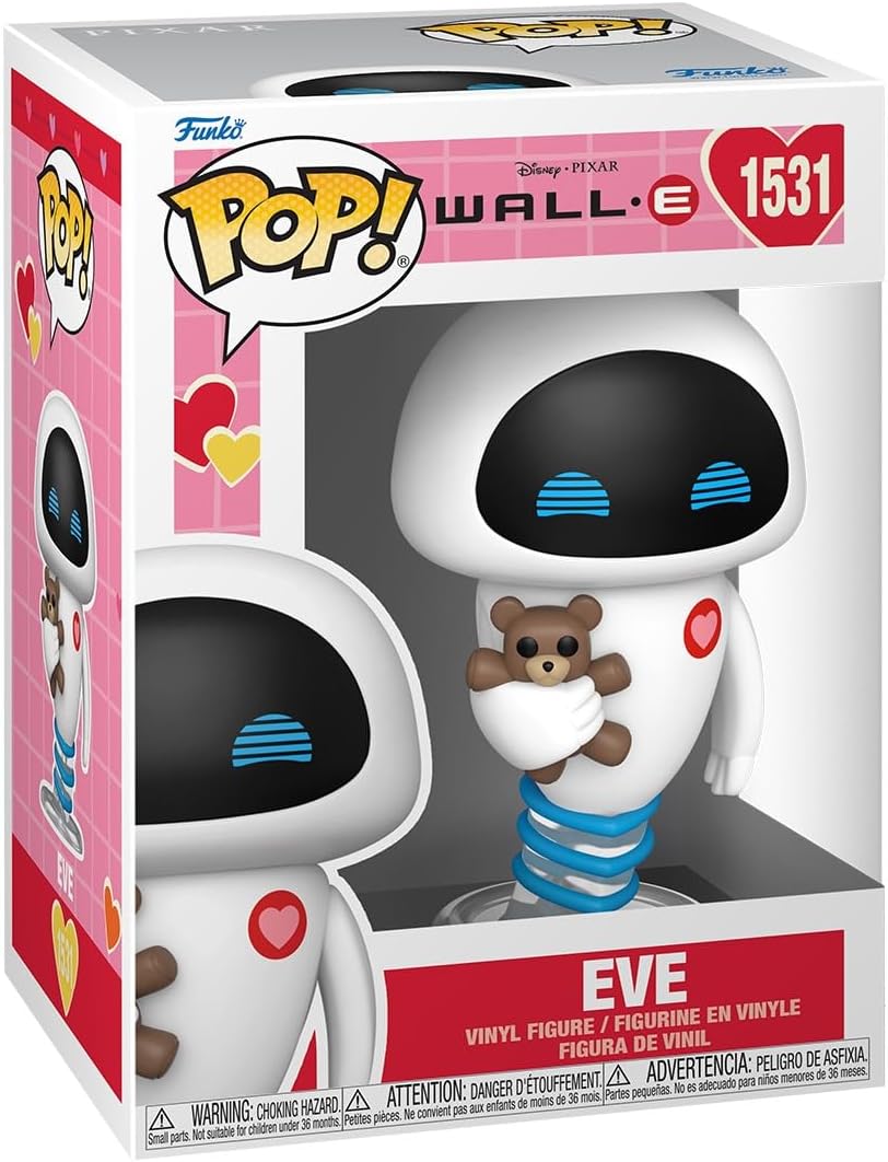 Funko POP Disney: Valentines - Eve - Wall-E - Collectable Vinyl Figure - Gift Idea - Official Merchandise - for Kids & Adults - Movies Fans - Model Figure for Collectors and Display