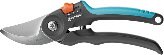 Gardena Secateurs PremiumCut Flex, Bypass, Yeşil Ahşap için Bahçe Budama Makinesi, 24 mm Kesme Çapı, ErgoTec Yumuşak Kavrama Sapları, Hassas Taşlanmış Çelik Bıçaklar, PowerCoating (12242-20)