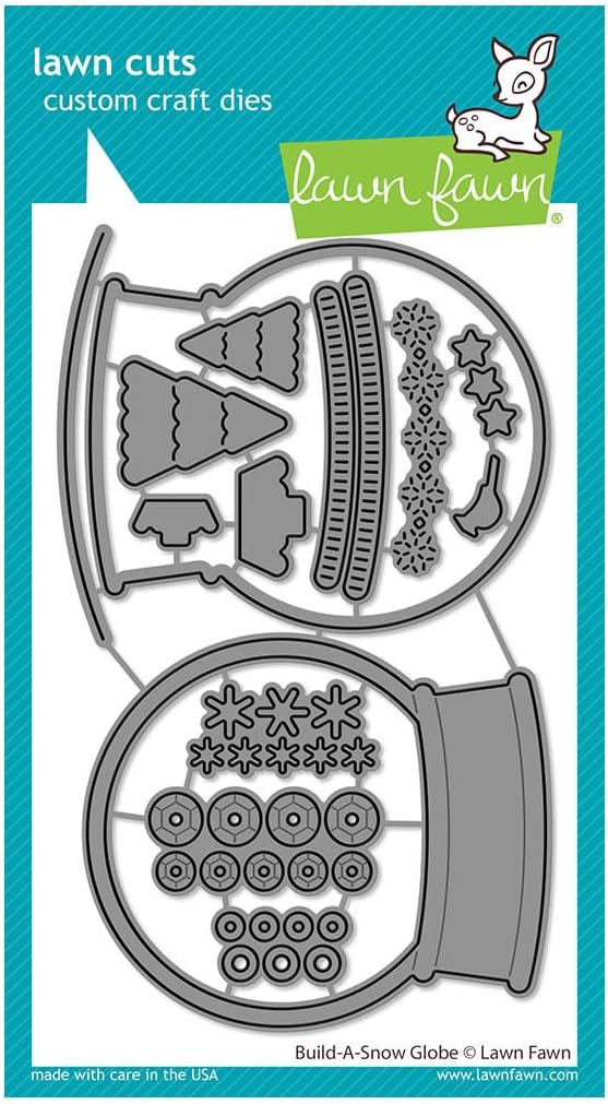 Lawn Fawn - Build-A-Snow Globe - lawn cuts
