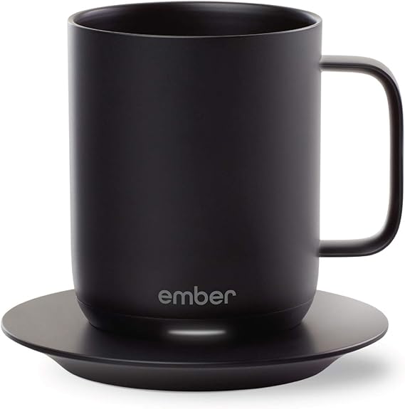 Ember Ceramic Thermostatic Mug, One Size, Black