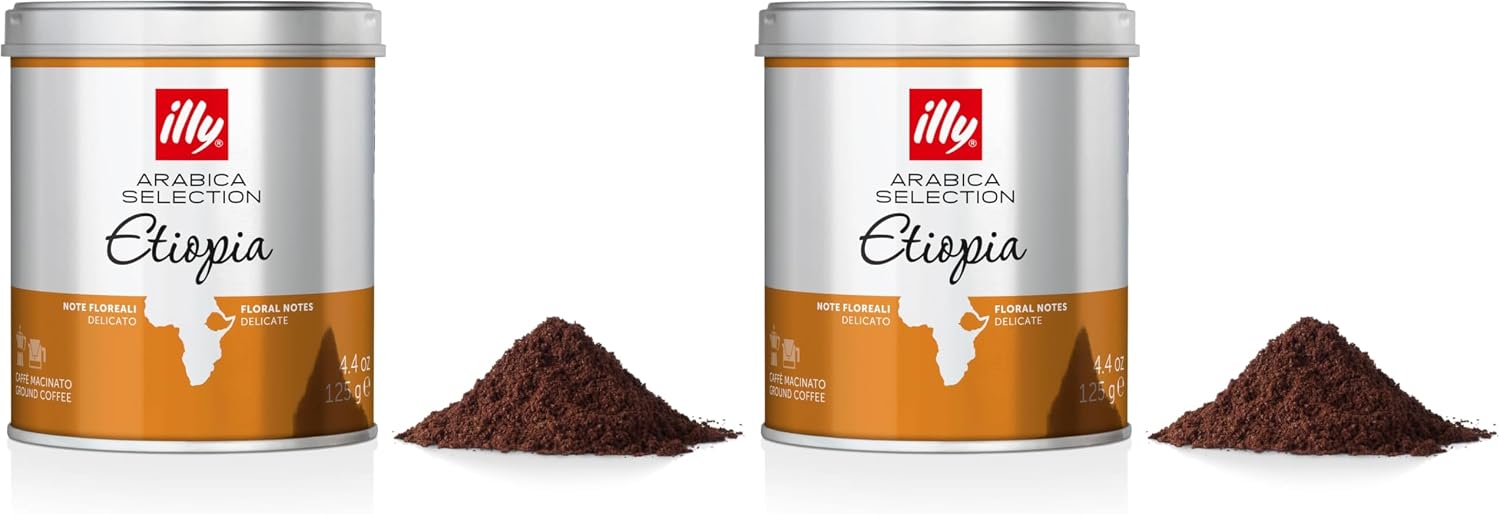 İlly ETIOPIA ESPRESSO ÖĞÜTÜLMÜŞ KAHVE 125GR. (2 paketi)