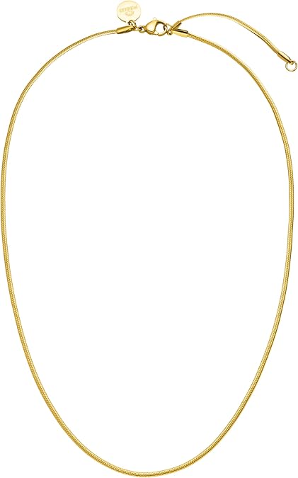 Purelei Sleeky Necklace stainless steel jewelry Waterproof chain 15.75-17.72 inches adjustable length Fashion jewelry for your individual look
