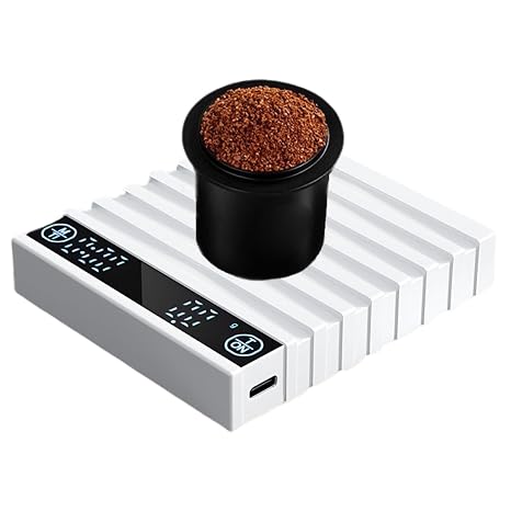 Precision Coffee Scale - Smart Coffee Scale with Built-in Timer | Portable Kitchen Gadget for Home Shop Travel Tea Brewing Roasting