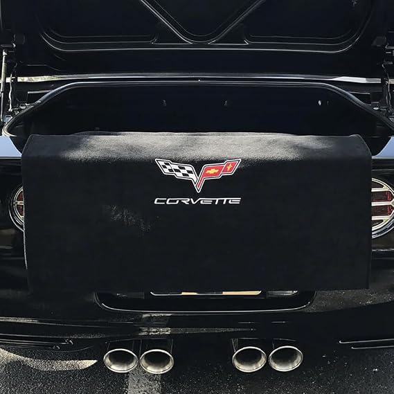 SR1 Performance C6 Corvette Seat Armour Trunk Towel Protector - Black : 2005-2013 C6, Z06, ZR1, Grand Sport