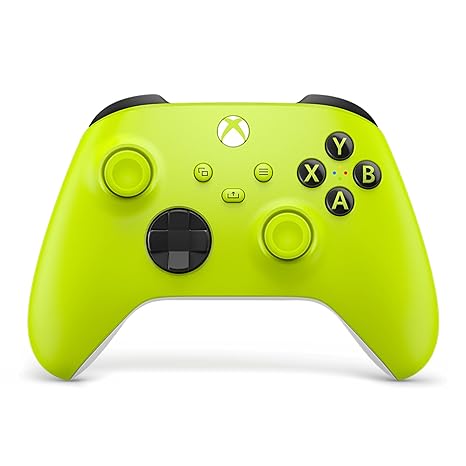 Xbox Wireless Gaming Controller | Electric Volt | Consoles, PCs, TVs, mobile, and more | Textured Grip | Wireless, Bluetooth, USB-C Connectivity