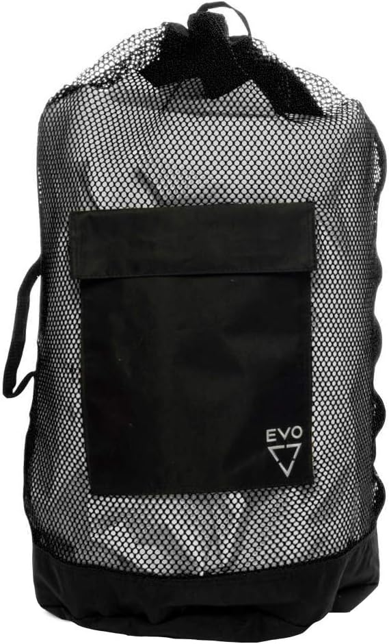 EVO Deluxe Mesh Backpack Dive Bag - Scuba Gear For Men And Women - Snorkel Gear - Snorkeling Gear For Adults - Large Dive Bag - Free Diving Bag - Scuba Diving Bag Mesh - Mesh Snorkeling Bag