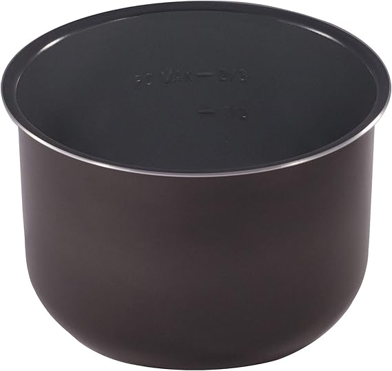 Instant Pot Ceramic Inner Slow Cooking Pot 6-Qt, Non-Stick Coated Interior, Rice Cooker