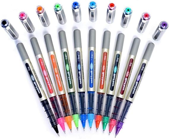uni-ball EYE UB-157 tükenmez kalem 0,7 mm bilya [10'lu paket] Her renkten bir adet