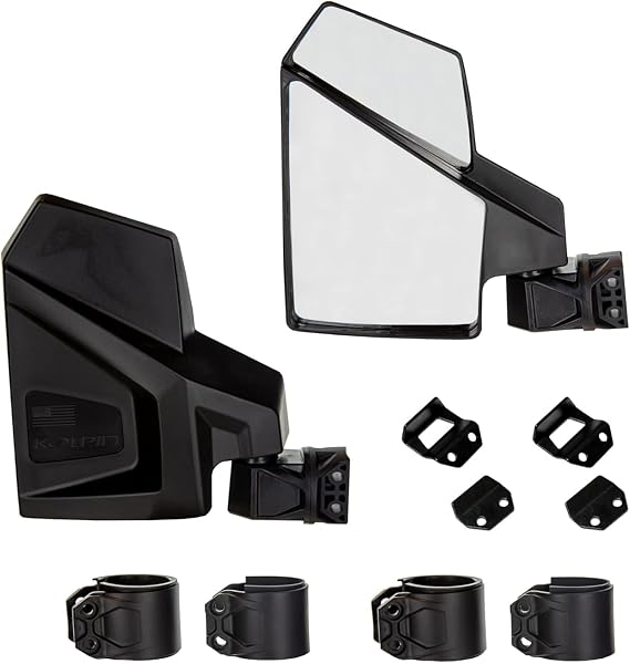 Kolpin UTV Side Mirror - Pair - 98315, Black