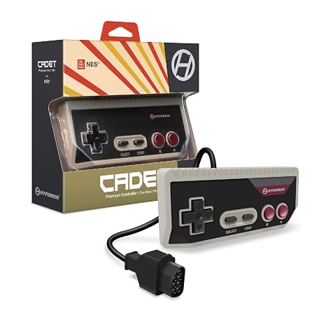 Hyperkin "Cadet" Premium Controller for NES with 10 ft. Cable (Gray)