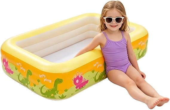 Inflatable Swimming Pool | Portable Large PVC Non Slip Bathtub | Inflatable