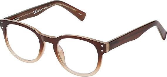Select-A-Vision VK Couture Fashion Blue Light Eyewear, EVKB04-300-247, Gradient Brown