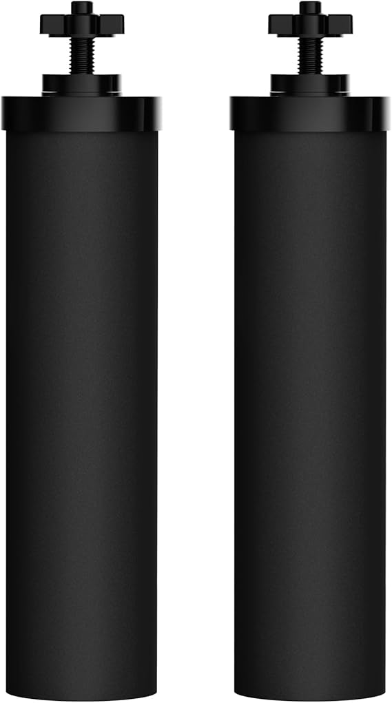 Waterdrop NSF/ANSI 42 & 372 Certified Water Filter, Berkey BB9-2 Black Filter, Replaces ProOne or Alexapure Gravity Water Filter System and Waterdrop King Tank Series 2 Pack