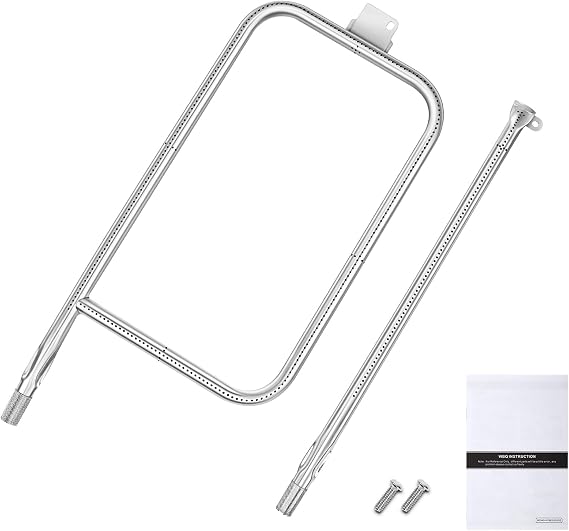 Uniflasy 65032 304 Stainless Steel Grill Burners Tube for Weber Q300/Q3200