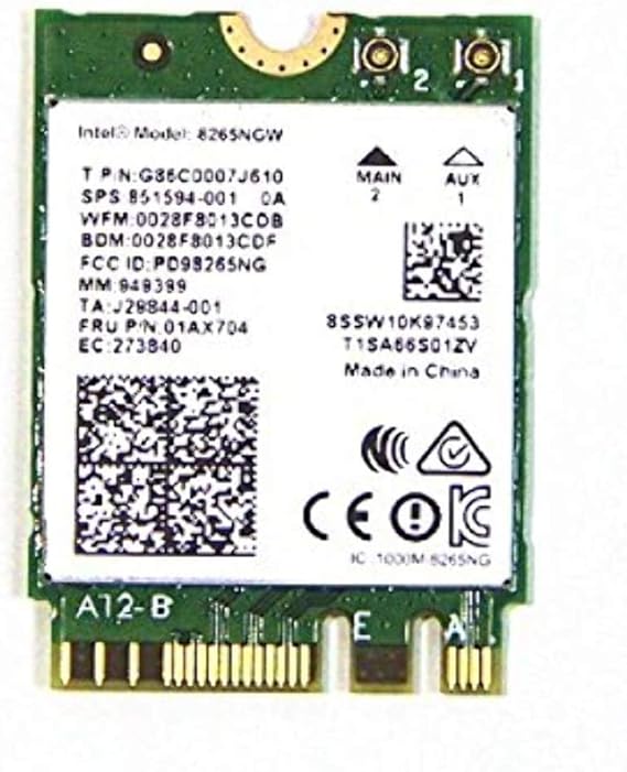 Intel Dual Band Wireless-Ac 8265 wBluetooth 8265.NGWMG