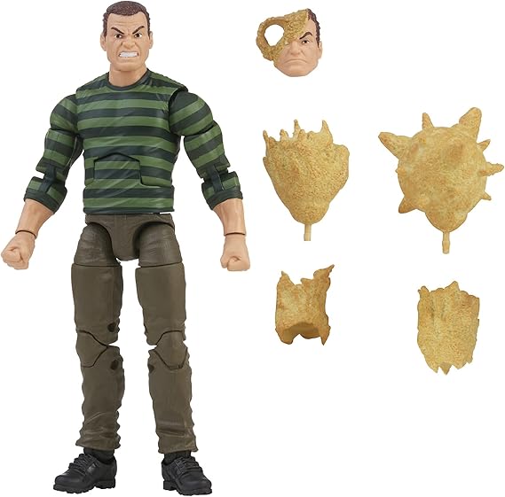 Spider-Man Hasbro Marvel Legends Series 6-inch Scale Action Figure Toy Marvels Sandman, Includes Premium Design, and 5 Accessories