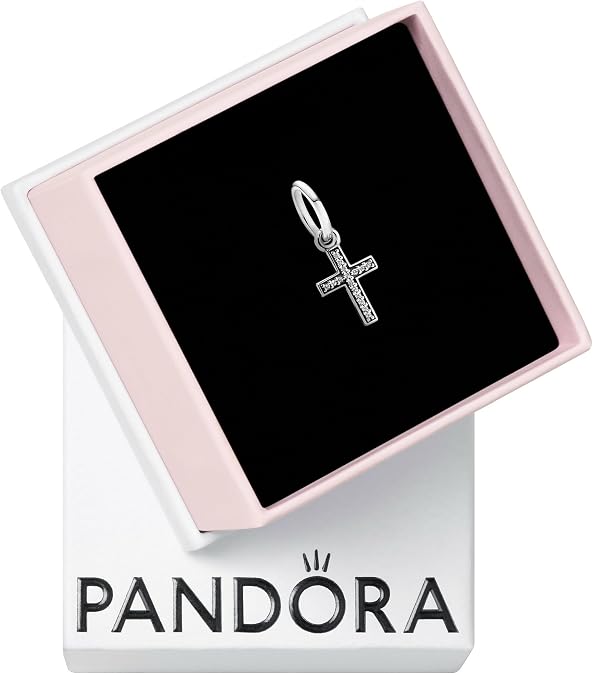 PANDORA Sparkling Cross Dangle Charm