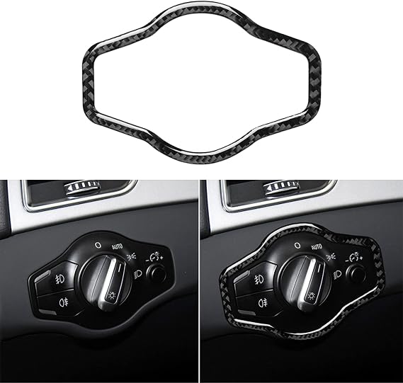 NVCNX Real Carbon Fiber Trim for Audi B8 A4 S4 A5 S5 RS5 Accessories