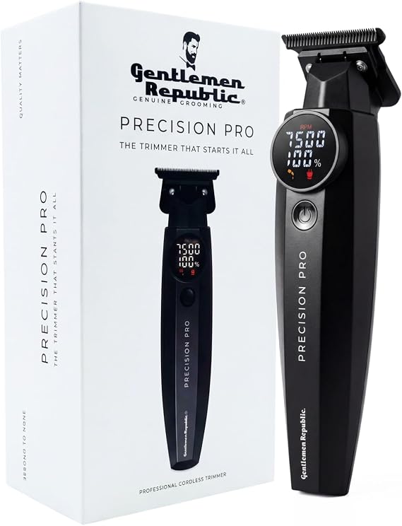 Gentlemen Republic Precision Pro Trimmer - Zero Gap Blade, USB-C Charge