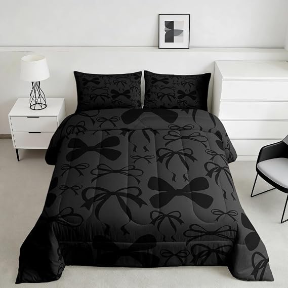 Feelyou Cute Bowknot Bedding Set Boys Girls Twin Size