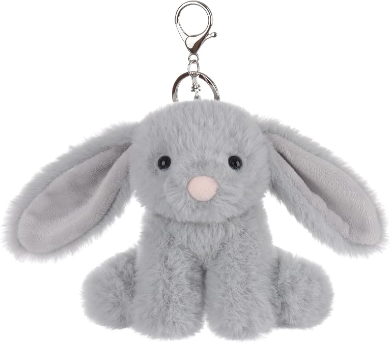 Apricot Lamb Cute Toys Plush Rabbit Stuffed Animal Soft for Kids Bag, Purse, Backpack, Handbag (4.7 Inches)