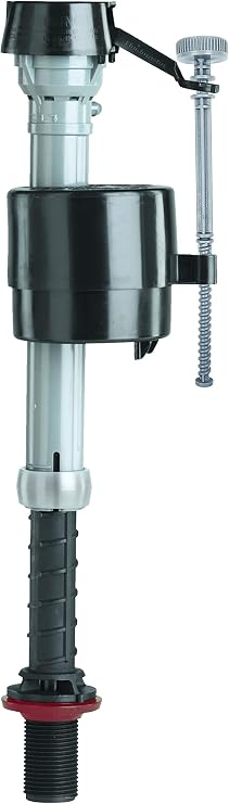 Fluidmaster 400A Anti-Siphon Universal Toilet Tank Fill Valve,Black