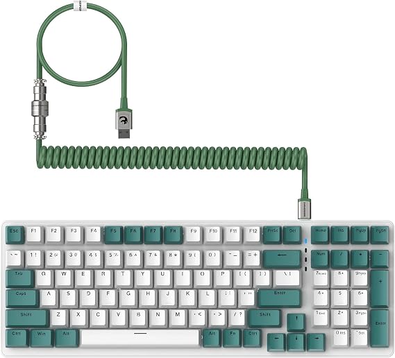 Ajazz Wired Gaming Keyboard RGB Chroma Backlit Portable 60% Tenkeyless Keyboard 19Keys Anti-Conflict 62 Keys Mechanical Keyboard Multiple 7 Lighting Modes for Windows PC