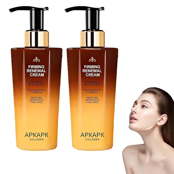 Firming & Renewal Cream, Advanced Renewal Firming Moisturizing Cream, Deep Hydration, Restore Skin Elasticity for All Skin Types (2 Bottle)