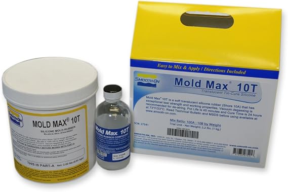 Mold Max 10T - Translucent Condensation Cure Silicone Rubber Compound - Pint Unit