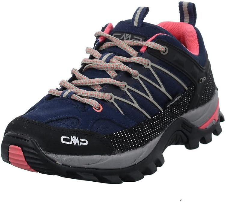 CMP Rigel Low Wmn Trekking Shoes WP Trainers Women's, Blue Coral, 7 AU
