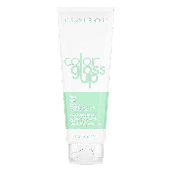 Clairol Color Gloss Up Temporary Hair Dye, Teal Time Hair Color, Pack of 1