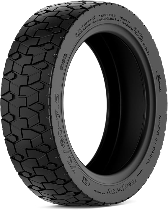 11 Inch Tubeless Tire Compatible with Ninebot by Segway ZT3 Pro KickScooter,70/60-7.5 ZT3 Rubber Scooter Tires 11inch all-road tires with tubeless interior Original Accessories 1PC