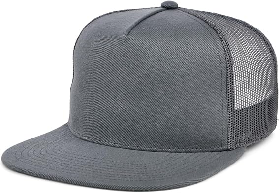 Lids Blank Essential 5-Panel Trucker Adjustable Snapback Hat