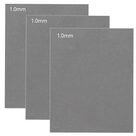 1.0mm 15"x11.8"Non Asbestos Gaskets Materials Sheet Set 3 Pack