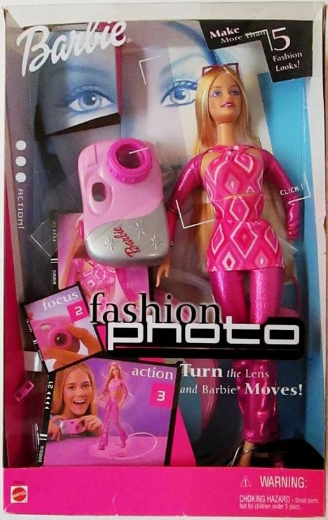 Barbie Fashion Photo Doll - Turn Lens Moves! (2001)