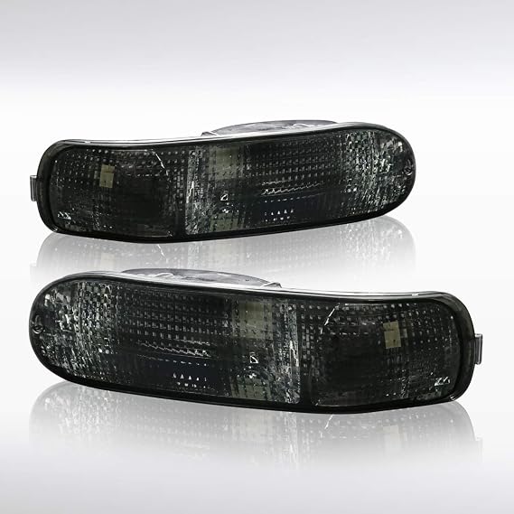 Autozensation Bumper Lights For 00-05 Mitsubishi Eclipse Smoke Left+Right